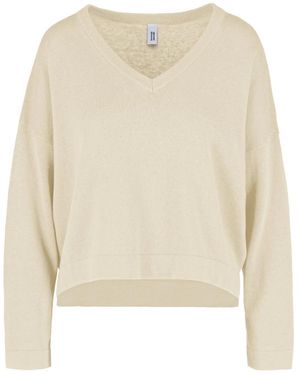 Bomboogie V-Neck Knitwear - Blanc