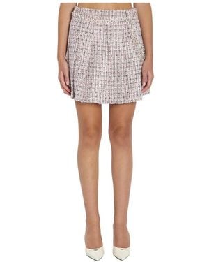 Self-Portrait Short Skirts - Blanco