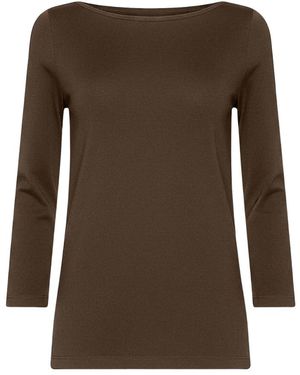Wolford Long Sleeve T-Shirts - Brown