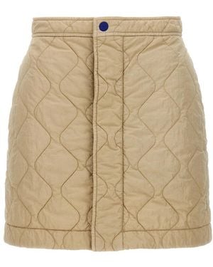Burberry Gewatteerde Rok Zeep - Naturel