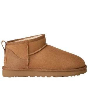 UGG Schoenen ,Bruin ,Wol Classic Ultra Mini Boot