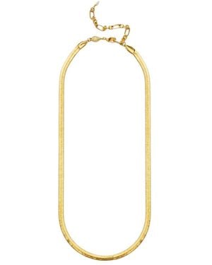 Anni Lu Accessoires ,Geel ,Snake Charmer Necklace - Metallic