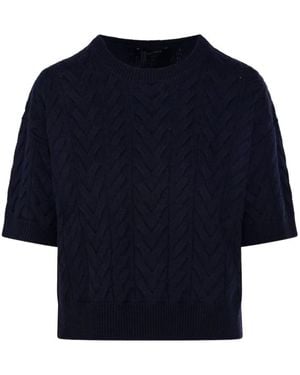Max Mara Round-Neck Knitwear - Azul