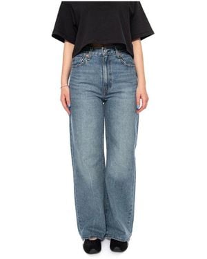 Levi's Ribcage Wide Leg - Blau