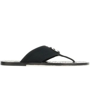 Gucci Schoenen ,Zwart ,Leer Riviera Thong Sandal