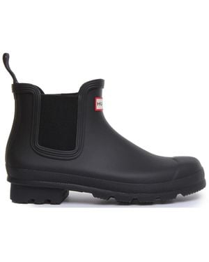 HUNTER Chelsea Boots - Black