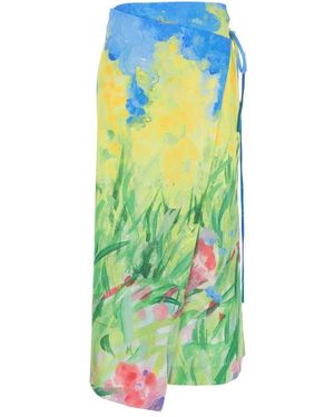 MSGM Maxi Skirts - Verde