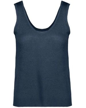 Bomboogie Sleeveless Tops - Blue