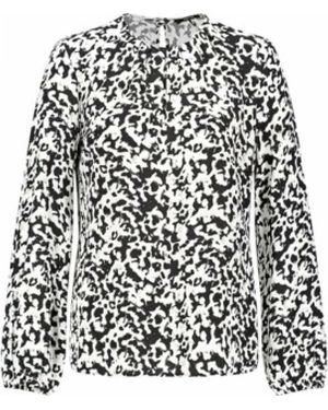 Taifun Blouse Met Lange Mouwen - Zwart