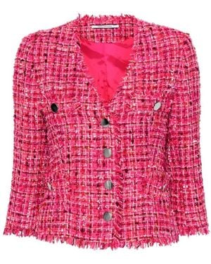 Tagliatore Tweed Jackets - Pink