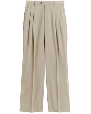 Sand Wide Trousers - Neutro