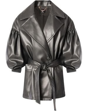 Fracomina Leather Jackets - Negro
