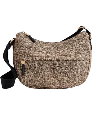 Borbonese Luna Bag Small - Grau
