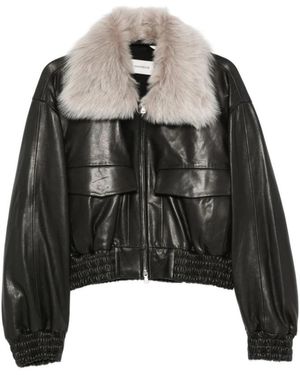 Nour Hammour Bomber Jackets - Noir