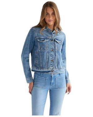 Wrangler Jassen ,Blauw ,Katoen Regular Western Jacket