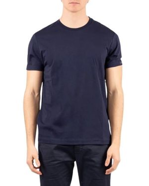 Fay Cotton Jersey T-Shirt - Blauw