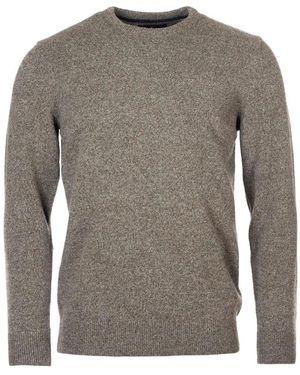 Barbour Round-Neck Knitwear - Grey