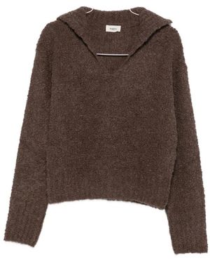 Barena V-Neck Knitwear - Marrón