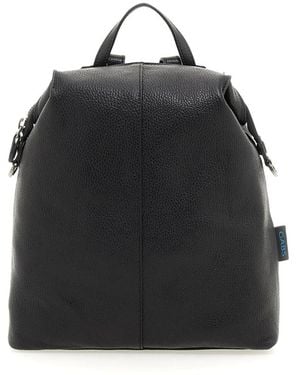 Gabs Großer Lederrucksack Und Shopper-Tasche - Schwarz