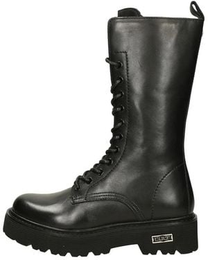 Cult Lace-Up Boots - Black