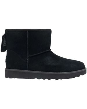 UGG Classic Mini Logo Zip - Zwart