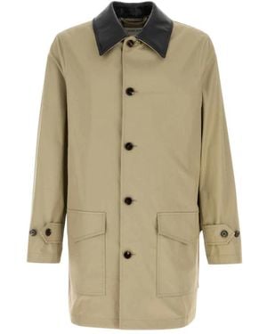 Burberry Jassen ,Katoen Meadowbank Overcoat - Naturel