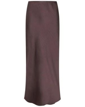 Samsøe & Samsøe Saagneta Lange Rok - Bruin