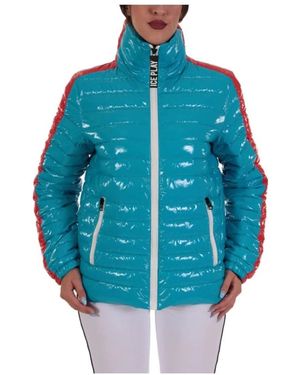 Ice Play Türkise Daunenjacke Für Damen - Blau