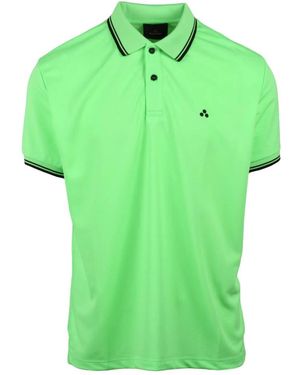 Peuterey Tops ,Groen ,Polyester Polo Shirt