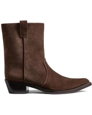 KHAITE Cowboy Boots - Brown