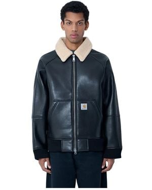 Carhartt Leather Jackets - Blue