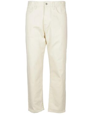 Edwin Straight Trousers - Natural