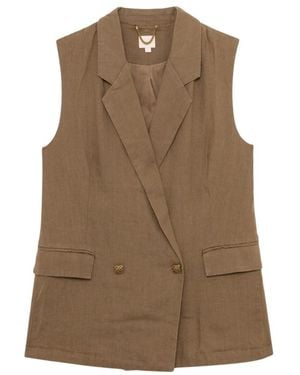 Gianni Lupo Waistcoats - Brown