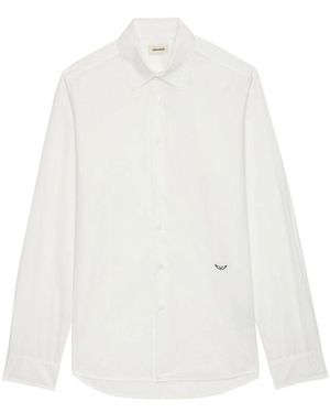 Zadig & Voltaire Stilvolles Hemd Für Männer - Weiß