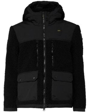 Blauer Faux Fur & Shearling Jackets - Black