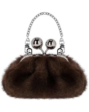 Weekend by Maxmara Pasticcino Tubo Mini Clutch - Braun