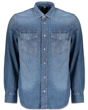 DIESEL Denim Shirts - Blue