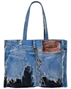 Acne Studios Tote Bags - Blue