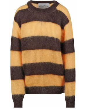 Amaranto Round-Neck Knitwear - Naranja