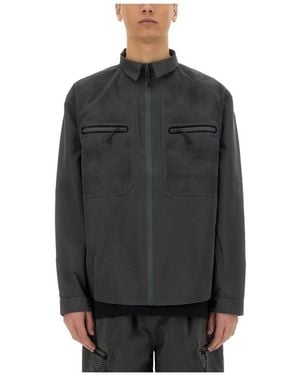 Alpha Industries Langarm Shirt Mit Laserschnitt - Schwarz