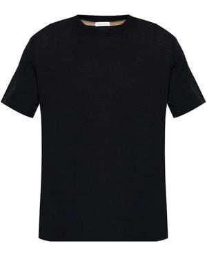 Paul Smith Wool T-Shirt - Zwart