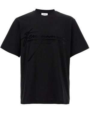 Ferragamo T-Shirts - Black