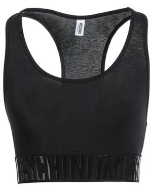 Moschino Ondergoed ,Zwart ,Katoen Sports Bh