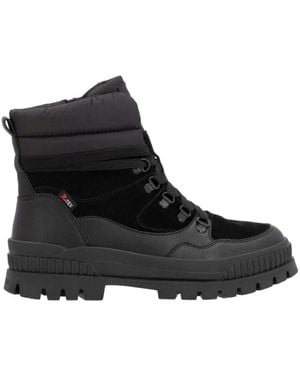 Rieker Lace-Up Boots - Black