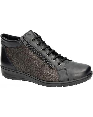 SOLIDUS Schoenen ,Zwart ,Leer Kate Enkellaars