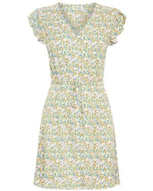 Ichi Short Dresses - Verde