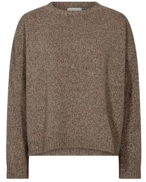 Weekend by Maxmara Truien & Vesten ,Bruin ,Wol Wkdsibari Trui Met Ronde Hals