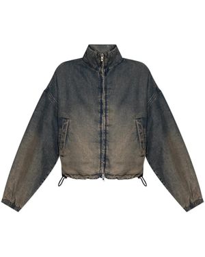 DIESEL Denim Jackets - Gris