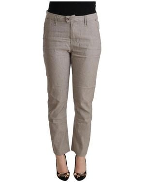 CYCLE Slim-Fit Pants - Gray