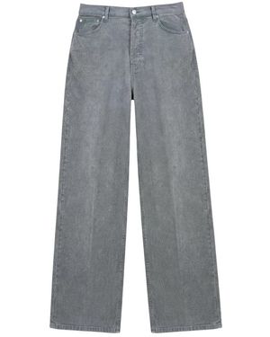 Dondup Broeken ,Grijs ,Wijde Broek
